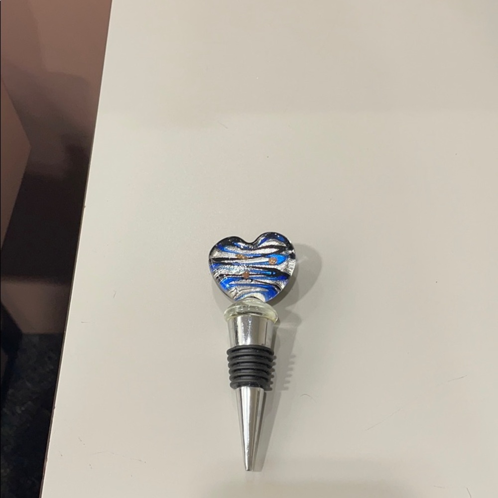 Murano glass wine stopper!